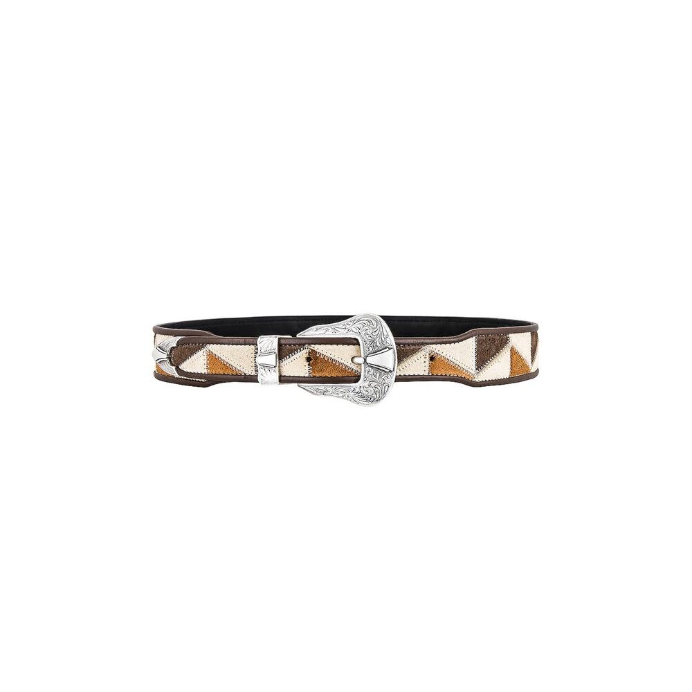 Kate Cate 'Dusty' Brown Leather Belt Size 65